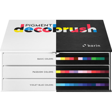 KARIN Pigment Deco Brush 29C8 Designer Set 36 Farben