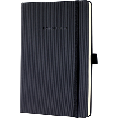 CONCEPTUM Notizbuch HC A5 CO109 black, Dot-Lineatur, 194 S.
