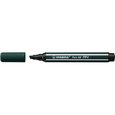 STABILO Fasermaler Pen 68 MAX 2+5mm 768/63 grünerde