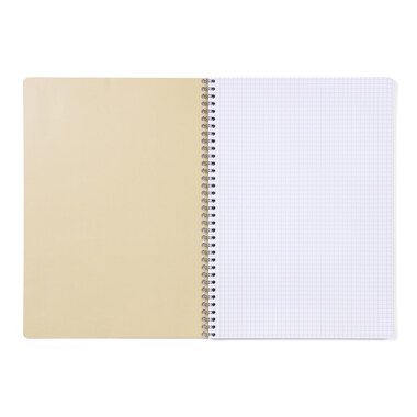 CLAIREFONTAINE Spiralheft Forever A4 68402C ass., kariert, 4mm 60 Blatt