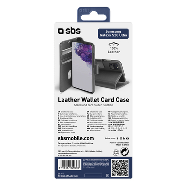 Housse en cuir véritable pour Samsung Galaxy S20 Ultra | SBS