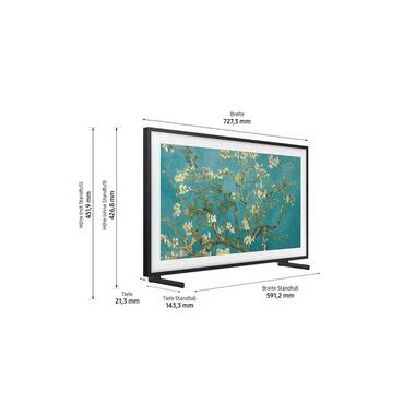 Samsung TV The Frame 32", 1920 x 1080 (Full HD), QLED