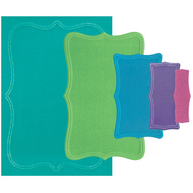 SIZZIX Fustelle 666847 Fanciful Framelits Rev. 8 pz.