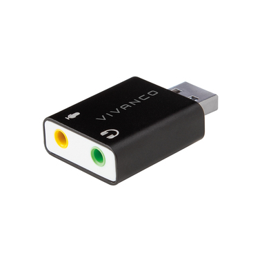 USB-A to 3.5 mm audio jack adapter | Vivanco