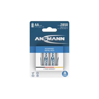 Ansmann Batterie Digital Typ 2850 NiMH AA 2850 mAh, 4 Pièce/s