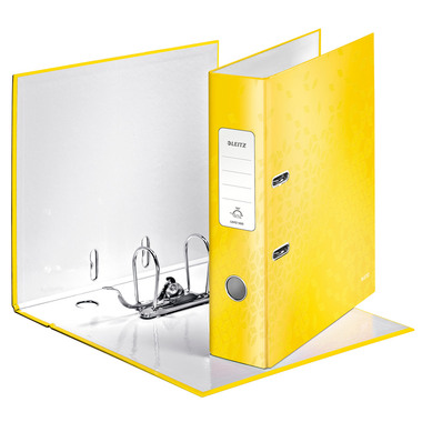 LEITZ Classeur WOW 180° 8cm 1005-00-16 jaune A4