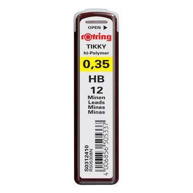 ROTRING Mines HB S0312410 0,3mm 12 pcs.