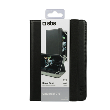 Étui livre universel avec fonction stand pour tablette 7 pouces | SBS