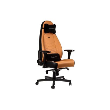 noblechairs Chaise de gaming ICON Cuir véritable Cognac