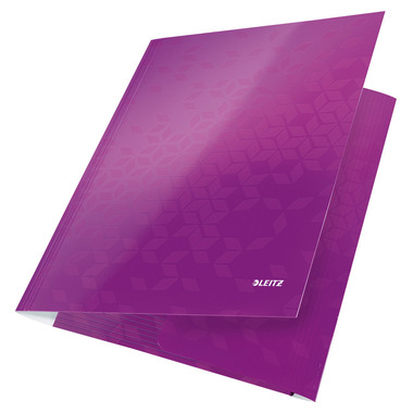LEITZ Pochettes à élastique WOW A4 39820062 violet