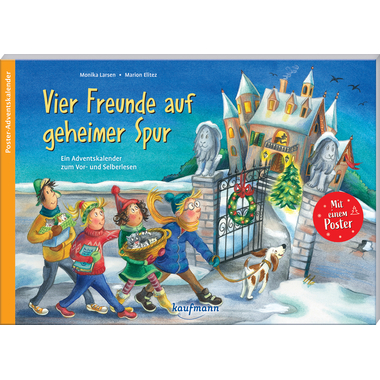 CARLSEN Adventskalender 31815 4 Freunde auf geheimer Spur