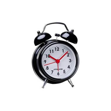 Chic Mic Klassischer Wecker Timeless Schwarz