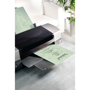 SIGEL Designpapier Marmor A4 DP552 grün, 200g 50 Blatt