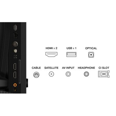 TCL TV 40S5K 40", 1920 x 1080 (Full HD), QLED