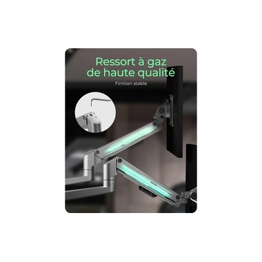 ICY BOX Tischhalterung bis 7 kg – Silber