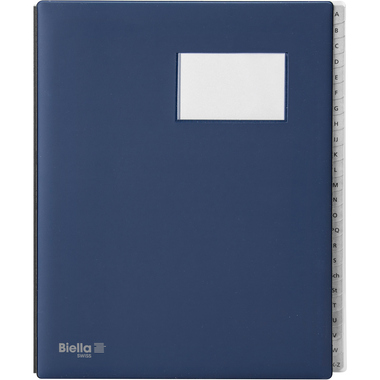 BIELLA Libro firma Pronto A4 32042407U blu scuro A-Z
