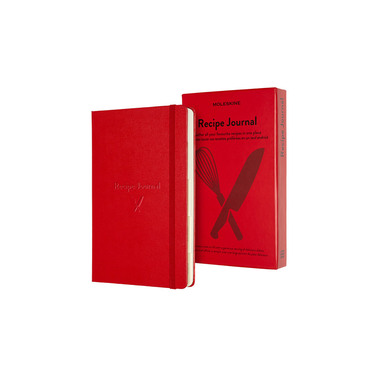 MOLESKINE Notizbuch Thema Rezepte A5 647620213 scharl.rot, liniert 400 Blatt