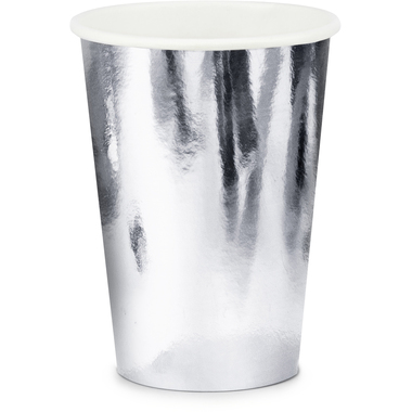 PARTYDECO Gobelets 220ml KPP35018EU1 argent 6 pièces