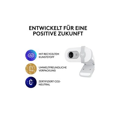Logitech Brio 100 Bianco
