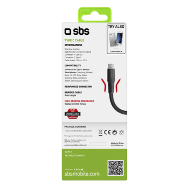 Tangle-free USB/Type-C Cable