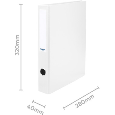 BIELLA Ringbuch Dinor-Quatro 5cm 12644401U 4 Ringe weiss A4+