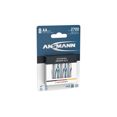 Ansmann Batterie Typ 2700 NiMH AA 2700 mAh, 4 Pièce/s