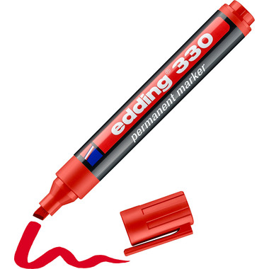 EDDING Permanent Marker 330 1-5mm 330-002 rot
