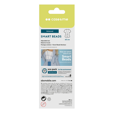 Collier de perles pour téléphones portables