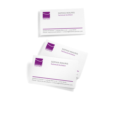 SIGEL Cartes de visite 85x55mm DP930 blanc, 185g double-f. 600 pcs.