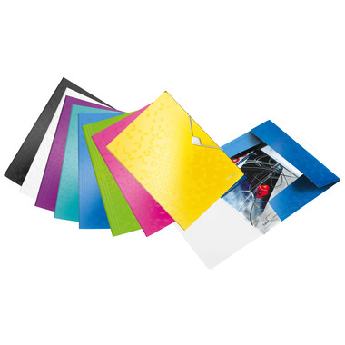 LEITZ Gumminbandmappe WOW A4 4599-00-16 gelb für 150 Blatt