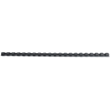 GBC Baguettes de reliure 12mm A4 4028177 noir, 21 anneaux 100 pcs.