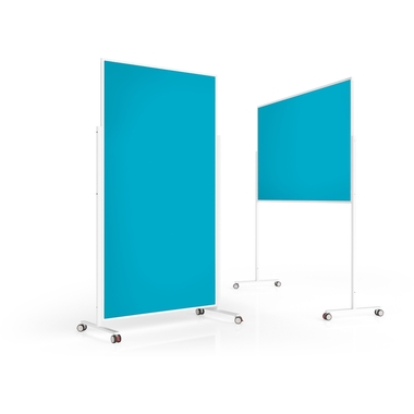 MAGNETOPLAN Design Tableau de Présent. VP 1181104 feutre, turquoise 1000x1800mm
