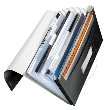 LEITZ Projektmappe WOW A4 4589-00-95 schwarz 5 Fächer