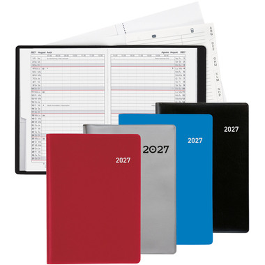 BIELLA Planer Glasgow 2027 855312020027U 1M/2S schwarz ML 10x13.9cm