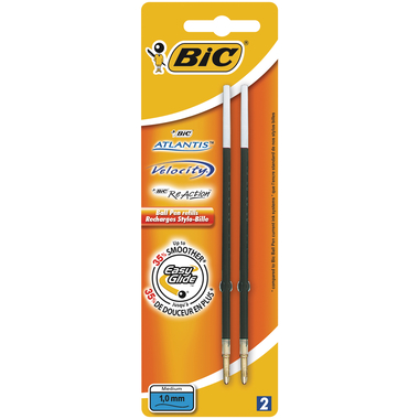 BIC Recharge p.Atlantis Prem.0.4mm 892409 bleu 2 pièces