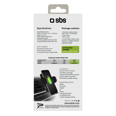 Support sans fil avec fermeture automatique