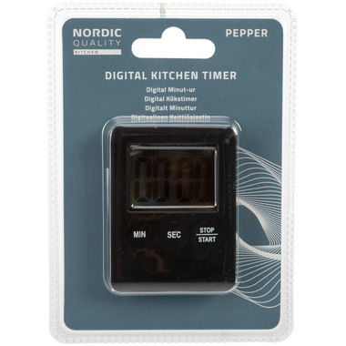 NORDIC Q Pepper Kitchen Timer 352426 Digital