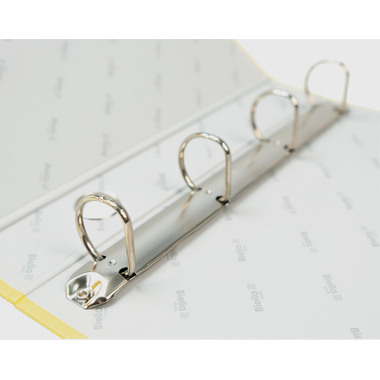 BIELLA Zeigebuch Dinor-Quatro 4cm 12644420U gelb, 4-Ring A4
