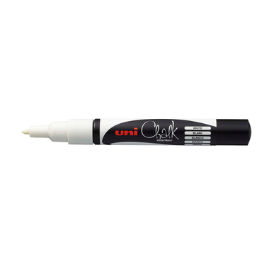 UNI-BALL Chalk-Marker 0,9-1,3mm PWE3MS WHITE blanc