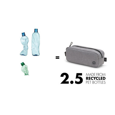 DICOTA Eco Acc. Pouch MOTION grey D31882-RPET