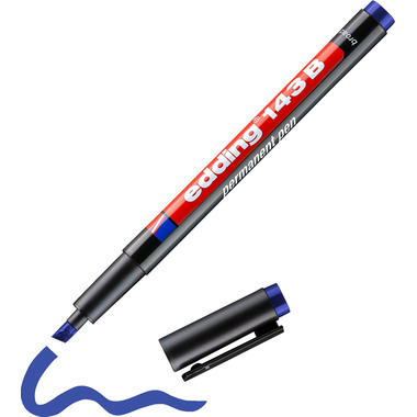EDDING OHP-Marker permanent B 143-3 blu