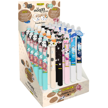 ONLINE Stylo Gel magiXX Animals 35409/30 Display, assorté 30 pièces