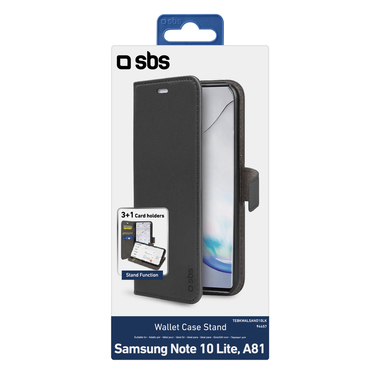 Buchhülle mit Standfunktion für Samsung Galaxy Note 10 Lite/A81