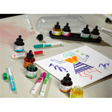 TALENS Couleur opaque Ecoline 30ml 11255511 bleu cel.cl