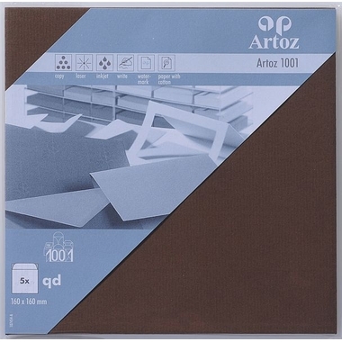 ARTOZ Couverts 1001 160x160mm 107454186 100g, braun 5 Stück