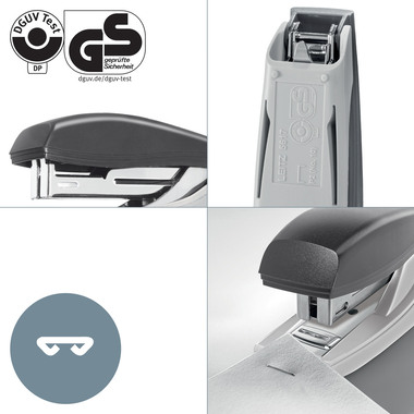 LEITZ Cucitrice Mini NeXXT Recycle 5617-00-35 blu, CO2 neutro 10 fogli