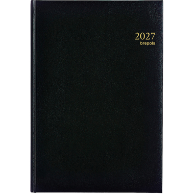 BREPOLS Agenda Omega Lima Kul. 2027 0.030.1256 1S/2P nero 21x29cm