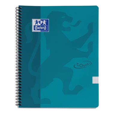OXFORD Touch taccuino ufficio 400103996 A4, quadretti 70 fgl, blu