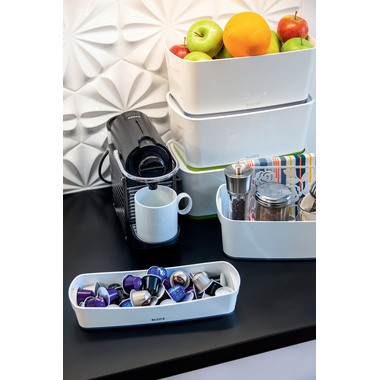 LEITZ MyBox vaschette da scrivania 52581001 bianco/grigio