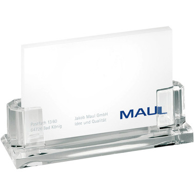 MAUL Visitenkarten-Halter Acryl 19594 05 glasklar